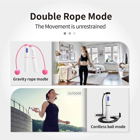 Fitness Adjustable Speed Skipping Jump Ropes with 5 Pcs Latex Resistance bands - Picture 4 of 7